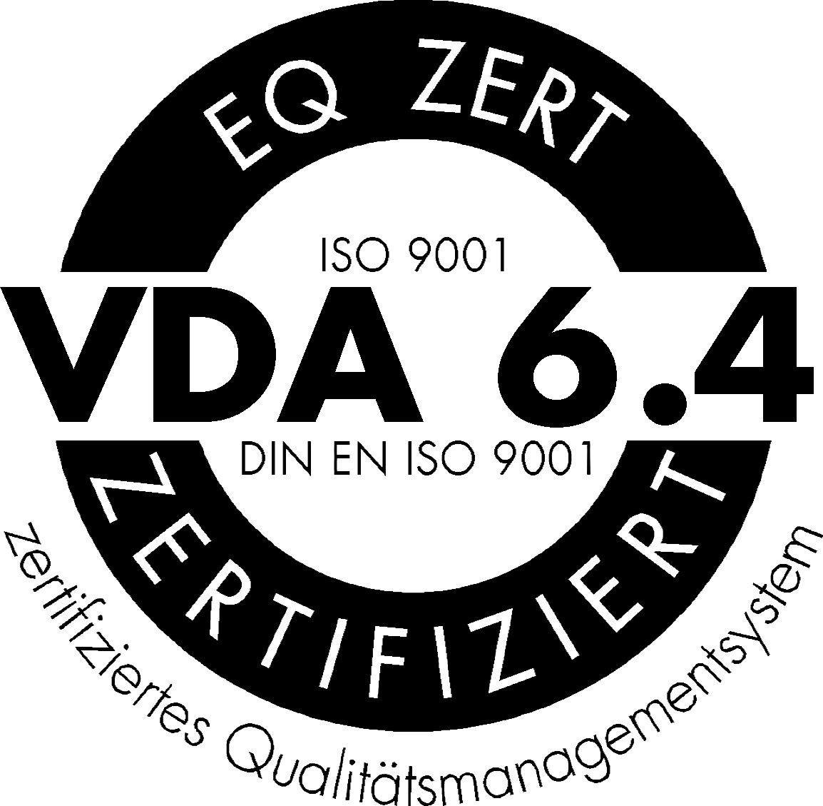Zertifiziertes Qualitätsmanagementsystem nach VDA 6.4