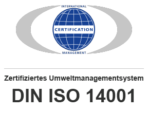 Zertifiziertes Umweltmanagementsystem nach DIN ISO 14001